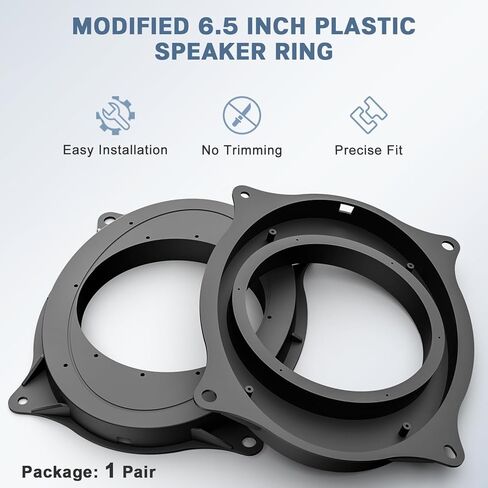 6x9 to 6.5 Speaker Adapter Kit Replacement for Toyota Highlander 14-19 Camry 12-24,6.5 Inch Refit Front Door Car Speaker Spacers Ring Mount Bracket in Saudi Arabia