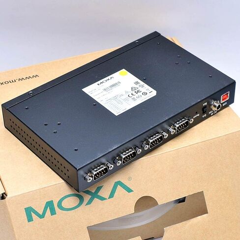 MOXA UPort 1450-4 Ports RS-232/422/485 USB-to-Serial Converter, USB 2.0 Hi-Speed, 921.6Kbps, 15KV ESD Protection, mini DB9F-to-TB in Saudi Arabia