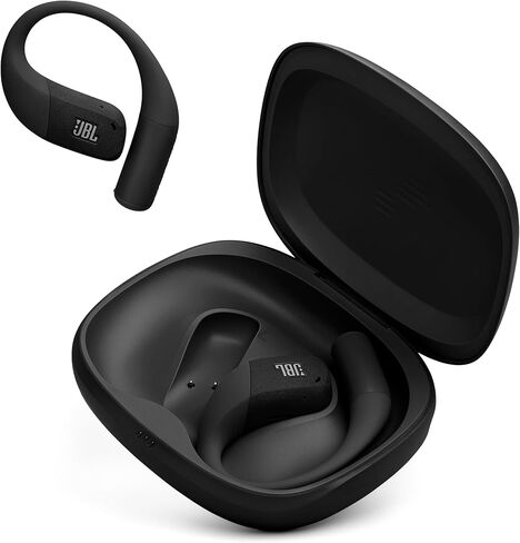 JBL Endurance Zone - True Wireless Open-Ear Sport Headphones with 4 mics for Crisp, Clear Calls, Water & dust Proof (IP68), and Up to 32 Hours of Playtime, Plus Speed Charge (Black/Grey) in Saudi Arabia
