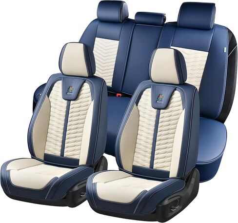 FLORICH Automotive Front Seat Covers for Cars, Waterproof Pink & Black Seat Covers, Leather Car Seat Covers 2 Pack, Universal Seat Protector for Most Cars Trucks SUV in Saudi Arabia