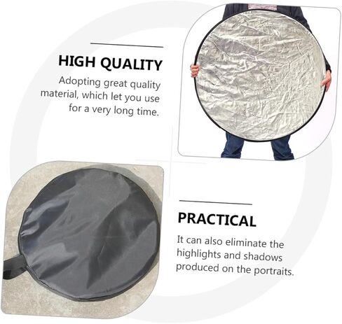 Vaguelly 60cm 5-in-1 Folding Photography Reflector with Portable Carry Bag, Multi-disc Light Diffuser and Reflective Board for Studio and Outdoor Photo Lighting in Saudi Arabia