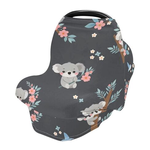 Tropical Animals Nursing Cover for Breastfeeding Super Soft Cotton Coloring Lions Multi Use for Baby Car Seat Covers Canopy Cover Scarf Light Blanket Stroller Cover in Kuwait