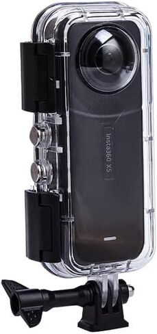 Insta 360 X5 Invisible Dive Case,Waterproof Up to 45m/147ft Invisible Underwater Photography Housing,X5 Underwater Dive Protective Shell with Bracket Accessories in Saudi Arabia