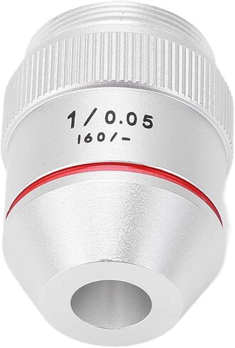 Achromatic Objective Lens, Copper Optical Glass RMS Threaded 1X 195 Achromatic Microscope Objective Lens Achromatic Microscope Objective for Biological Microscope in Saudi Arabia