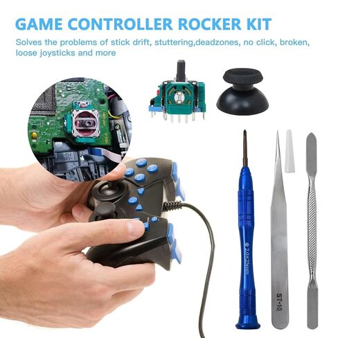 GruDawu Analog Stick Replacement for PS5 / 3D Joystick Module/Joystick Thumbstick Controller Accessory Part with Kit in Saudi Arabia