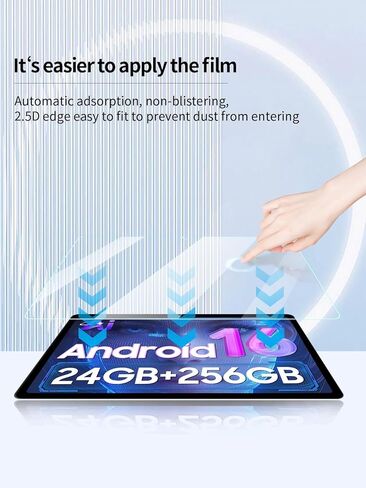 واقي شاشة لجهاز TABWEE T20 2026 أحدث جهاز لوحي Android 16 مقاس 10.1 بوصة، مضاد للخدش 9H صلابة اللمس الحساسة 2.5D حواف مستديرة خالية من الفقاعات سهلة التركيب، عبوتان. in Kuwait
