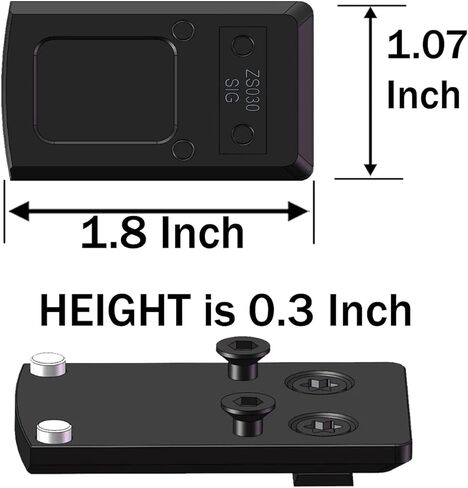 Gotical Super Slim Mounting Plate Red Dot in Saudi Arabia