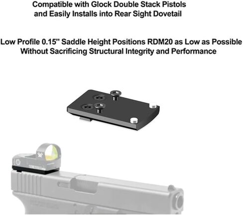 Gotical Super Slim Mounting Plate Red Dot in Saudi Arabia