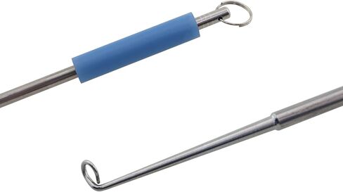 4PCS Stainless Steel Fishing Hook Remover ABS Handle Fish Hook Quick Release Tool Saltwater Freshwater Outdoor Fishing Gear Safety Hook Remover Blue in Saudi Arabia