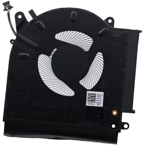 مروحة تبريد وحدة المعالجة المركزية Deal4GO 5V 0.5A 1F4FV 01F4FV مع مروحة GPU 87HF0 087HF0 بديلة لجهاز Dell Alienware M15 R3 (مع GTX 1650 1660) in Kuwait