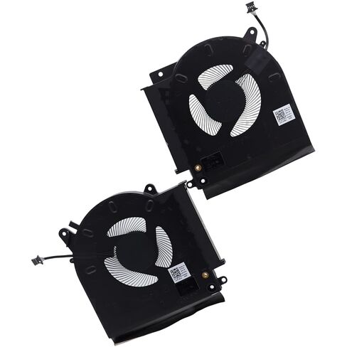 مروحة تبريد وحدة المعالجة المركزية Deal4GO 5V 0.5A 1F4FV 01F4FV مع مروحة GPU 87HF0 087HF0 بديلة لجهاز Dell Alienware M15 R3 (مع GTX 1650 1660) in Kuwait
