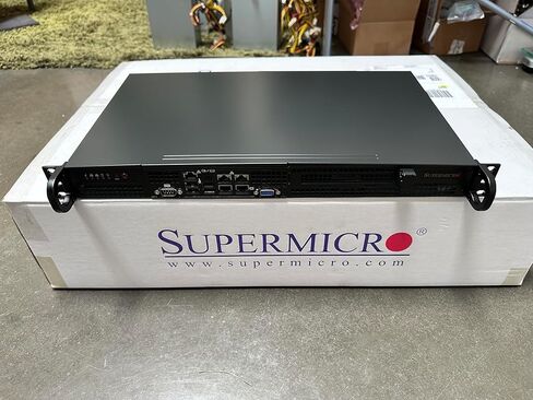 Supermicro Office Small 1U Server SYS-5018A-MLTN4-CM 8 Core 2.4 GHz Intel Atom C2758 16GB DDR3 UDIMM w/ 4X SSD Drive-2 x 2TB SSD + 2 x 512GB M.2 SSD Full Warranty in Saudi Arabia