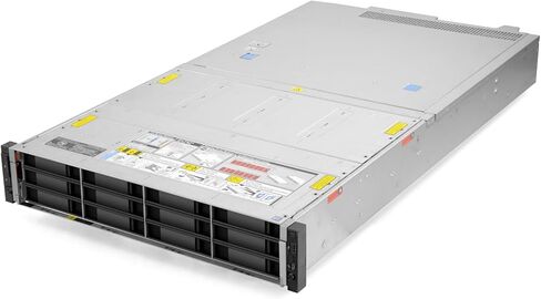 خادم Dell PowerEdge R740xd2 بسرعة 2.10 جيجا هرتز، 52 نواة، 128 جيجا بايت، 800 جيجا بايت SAS SSD + 24x جديد 12 تيرابايت (متجدد) in Saudi Arabia