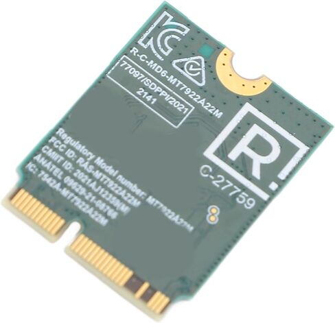 وحدة محول البطاقة اللاسلكية WiFi6E عالية السرعة لـ Wins 10 11، 5.2 Band للاتصالات المستقرة، كمبيوتر واجهة M.2 مناسب in Kuwait