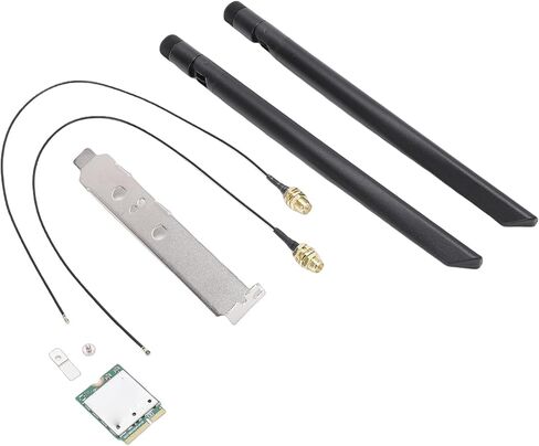 Dpofirs WiFi 7 Wireless Card, Tri Band 6GHz/5GHz/2.4GHz, 2x2 External Antenna, Support for Wins 11 only in Saudi Arabia