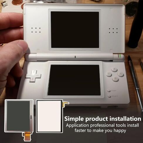 GRABOTE New Bottom Screen LCD with Touch Digitizer Applied Replacement Fit for Nintendo DS Lite NDSL in Saudi Arabia
