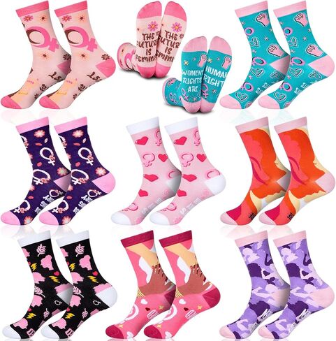 Haysandy 8 أزواج مضحكة الجوارب غير الرسمية الجوارب طاقم ناعم الجوارب الهدايا حيوان لطيف للنساء هدايا عيد ميلاد أمي in Kuwait
