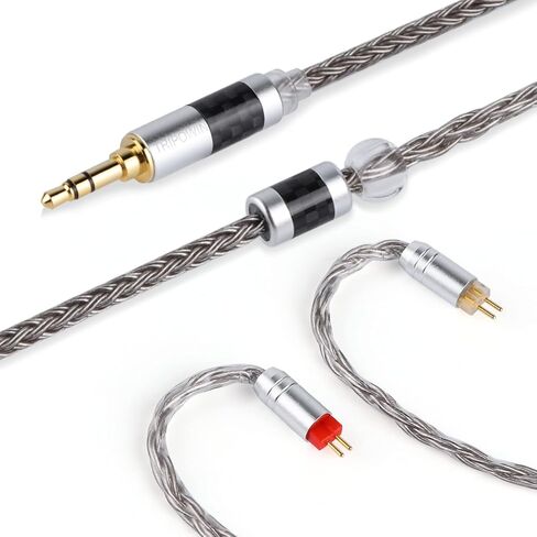 سماعات أذن Linsoul KZ AS16 Pro ((سماوي، بدون ميكروفون)) + كابل Tripowin Zonie 16 Core (2pin-0.78mm، 3.5mm، رمادي) in Kuwait