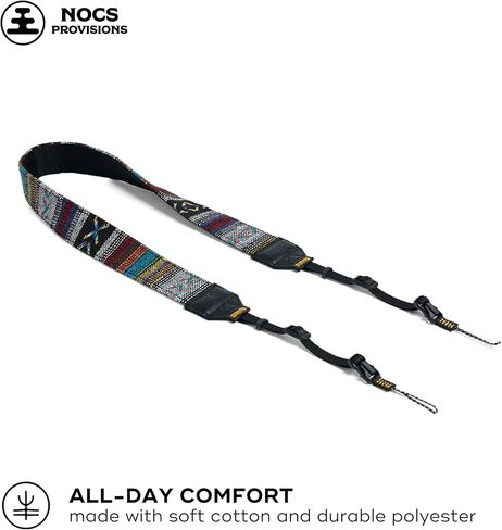 Nocs Provisions NocLoc Woven Tapestry Strap, Binocular & Camera Carry Accessory for All‑Day Comfort Hold - Cosmic in Saudi Arabia