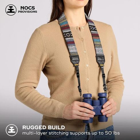 Nocs Provisions NocLoc Woven Tapestry Strap, Binocular & Camera Carry Accessory for All‑Day Comfort Hold - Cosmic in Saudi Arabia