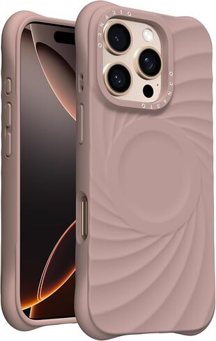 ORNARTO Vortuxe for iPhone 16 Pro Max Case 6.9" | 2X MIL-STD Drop Protection | Compatible with MagSafe | Sleek Aesthetic Liquid Silicone Phone Cover - Latte in Saudi Arabia