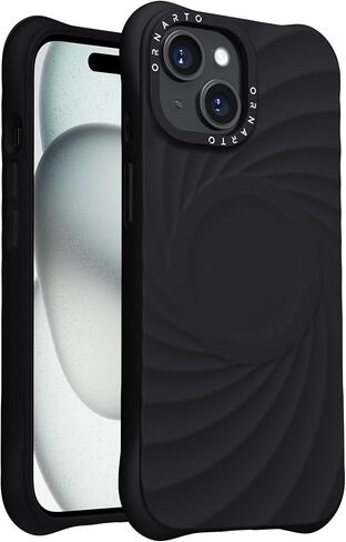 ORNARTO Vortuxe for iPhone 16 Pro Max Case 6.9" | 2X MIL-STD Drop Protection | Compatible with MagSafe | Sleek Aesthetic Liquid Silicone Phone Cover - Latte in Saudi Arabia