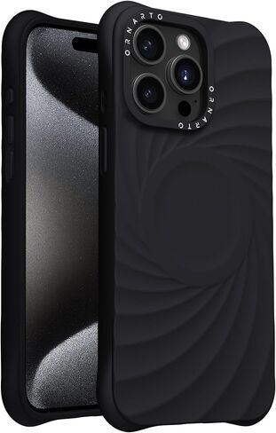 ORNARTO Vortuxe for iPhone 16 Pro Max Case 6.9" | 2X MIL-STD Drop Protection | Compatible with MagSafe | Sleek Aesthetic Liquid Silicone Phone Cover - Latte in Saudi Arabia
