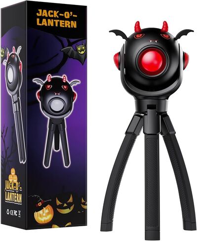 مصباح يدوي للأطفال من TOLYS Frog - مصباح LED قابل لإعادة الشحن مع 8 أوضاع ألوان، USB-C، مصباح يدوي ممتع للأولاد والبنات، مثالي للحفلات والتخييم والمغامرات الخارجية in Kuwait