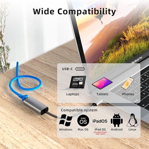WALNEW USB-C to Ethernet Adapter 2 Packs& SD Card Reader Bundle in Saudi Arabia