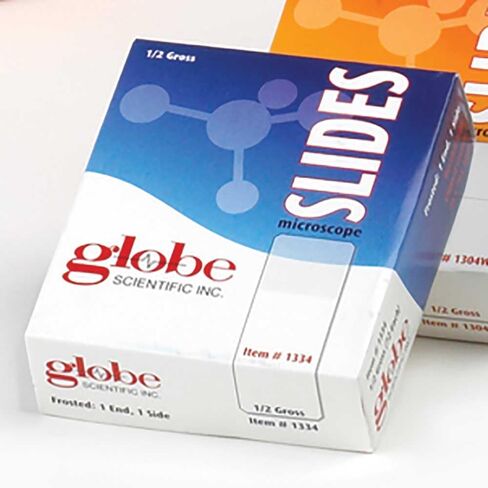 شرائح ميكروسكوب كلاسيكية مرمزة بالألوان 1304Y من Globe Scientific بزوايا 90 درجة، حواف أرضية، أصفر، 25 × 75 مم، عبوة من 1440 in Saudi Arabia