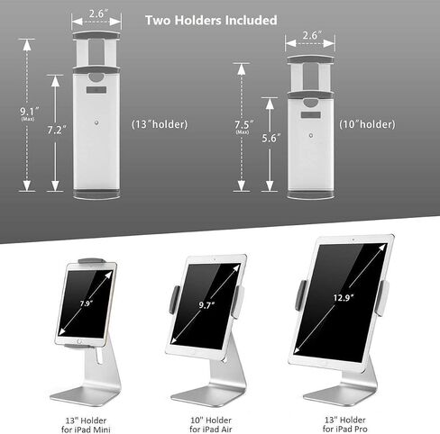 حامل الكمبيوتر اللوحي الأنيق من شركة OverTEK وكابل أمان قفل iPad in Kuwait