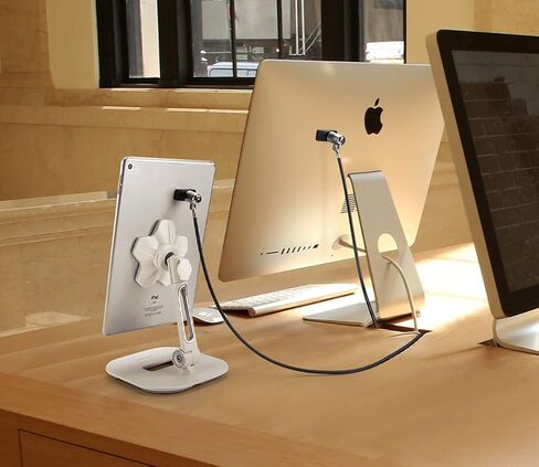 حامل الكمبيوتر اللوحي الأنيق من شركة OverTEK وكابل أمان قفل iPad in Kuwait