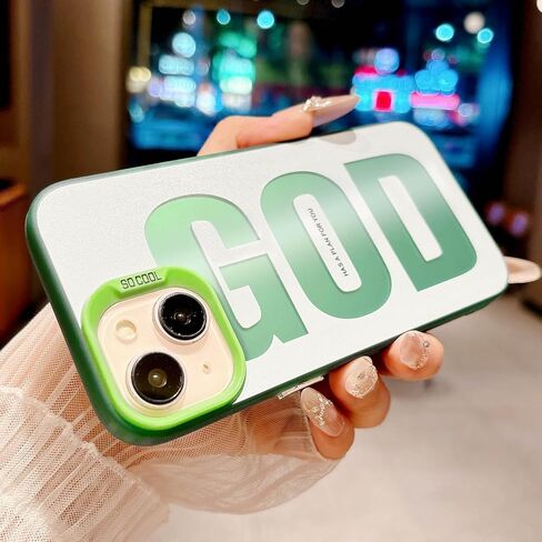"GOD HAS A Plan for You حافظة هاتف لهاتف iPhone 15، حافظة بسيطة بتصميم جمالي مطبوع عليها حروف أنيقة، غطاء ناعم من مادة TPU نحيف مقاوم للصدمات للفتيات والنساء والرجال - أبيض وأحمر in Saudi Arabia