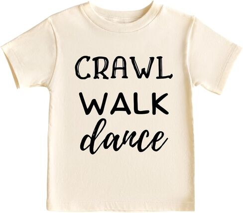 Crawl Walk Dance Baby Bodysuit, Newborn Outfit, Baby Clothes, Gift for Children in Saudi Arabia