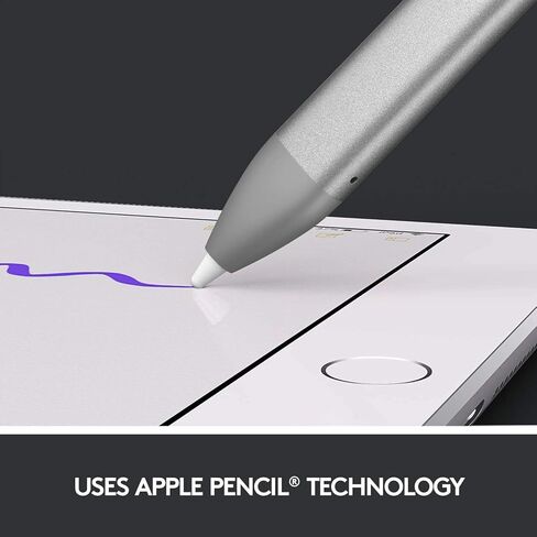 قلم تلوين رقمي من لوجيتك لجهاز iPad Pro 12.9 بوصة (الجيل الخامس والسادس)، iPad Pro 11 بوصة (الجيل الثاني والثالث والرابع)، iPad (الجيل السابع والثامن والتاسع والعاشر)، iPad Air (الجيل الثالث والرابع والخامس)، رمادي، عبوات بالجملة in Saudi Arabia
