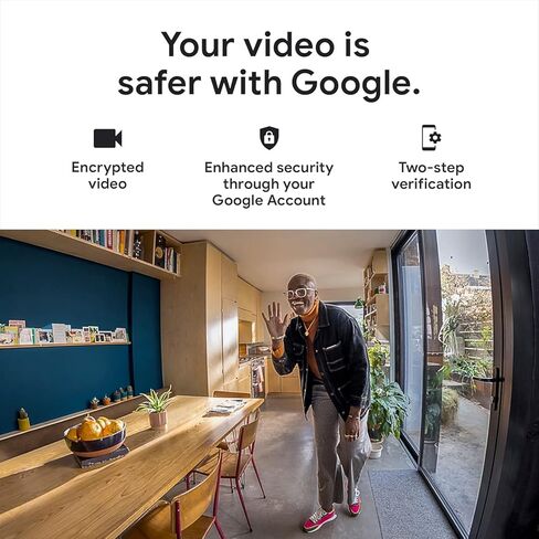 Google Indoor Nest Security Cam 1080p (Wired) - 2nd Generation - Non-Retail Packaging - Fog - 1 in Saudi Arabia