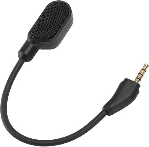 BAFOVY Replacement Microphone for Cloud III Gaming Headset with Noise Cancelling LED Mute Indicator Flexible Boom Arm Clear Chat PC Gaming Mic in Saudi Arabia