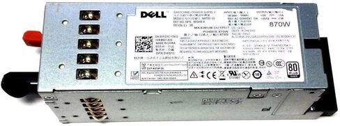 Genuine 870W Hot-Swap Server Power Supply Compatible with Dell N870P-S0 VT6G4 YFG1C 7NVX8 PT164 3257W NPS-885AB-A Fits PowerEdge R710/T610 and PowerVault DL2100/NX3000 Servers in Saudi Arabia
