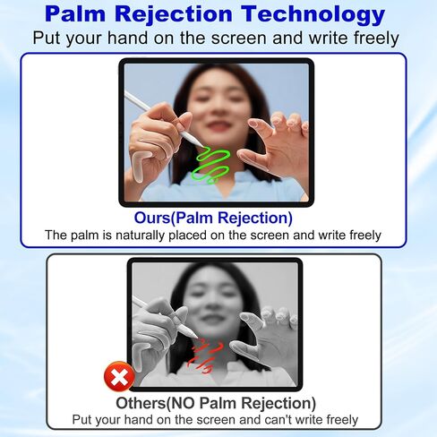 Stylus Pen for iPad 2025-2018, USB-C Charging iPad Pencil, i-Pad Pen with Tilt Sensitivity Stylus for i-Pad A16/11/10/9/8/7/6/, Mini 6/5, Air M3/M2 11"/13"/5th/4th/3th, Pro M4 in Kuwait