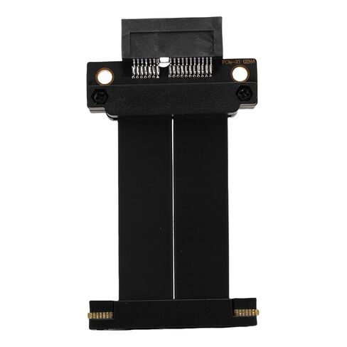 كابل Yunseity PCIE 4.0 Riser، كابل تمديد لبطاقة الرسومات مضاد للتداخل الكهرومغناطيسي 16gt/s 2 GB/s 36pin يعمل بالكامل لصوت M.2 WiFi USB (5 سم) in Kuwait