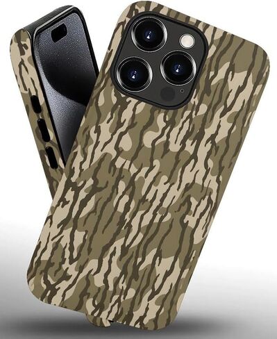Case Compatible with iPhone 14 for iPhone 13,Camo Camouflage Phone Case Hybrid 2-Layer Hard Shell,Shockproof Soft for Girl Women Boy Men in Kuwait