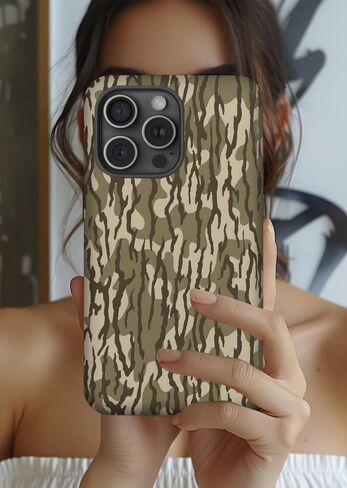 Case Compatible with iPhone 14 for iPhone 13,Camo Camouflage Phone Case Hybrid 2-Layer Hard Shell,Shockproof Soft for Girl Women Boy Men in Kuwait