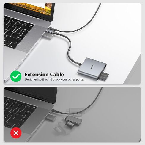 2 in 1 USB to SD Card Reader Bundle with 3 in 1 USB C SD Card Reader in Saudi Arabia