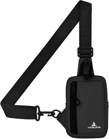 حقيبة صغيرة بحزام للرجال والنساء، حقيبة صدر مقاومة للماء، حقيبة ظهر خفيفة الوزن للمشي لمسافات طويلة والسفر | نسيج مقاوم للماء، تصميم خفيف للغاية in Kuwait