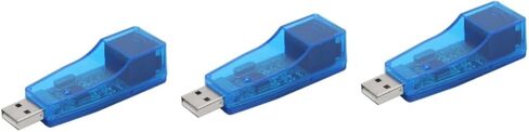3 قطع محول إيثرنت USB USB إلى بطاقة الشبكة المحلية للكمبيوتر الشخصي والكمبيوتر المحمول، تصميم مضغوط وتشغيل لا يتطلب طاقة خارجية، متوافق و in Kuwait