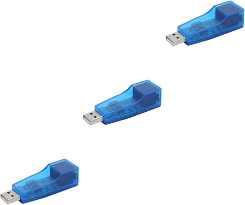 3 قطع محول إيثرنت USB USB إلى بطاقة الشبكة المحلية للكمبيوتر الشخصي والكمبيوتر المحمول، تصميم مضغوط وتشغيل لا يتطلب طاقة خارجية، متوافق و in Kuwait