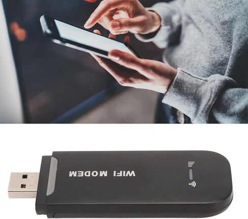 Yctze 4G Router, LTE Hotspot USB Modem, Plug & Play, Stable Connection, Supports Up to 10 Users, Compatible with Phone, PC & Micro SIM Card in Saudi Arabia