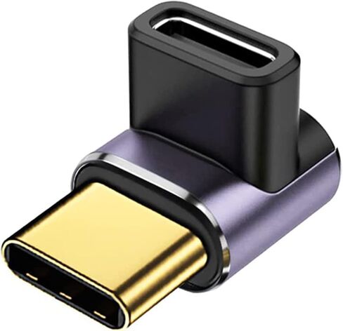 USB C Male to Female Adapter 90 Degree PD 100W 40Gbps 8K Type C Male to Female Adapter in Saudi Arabia