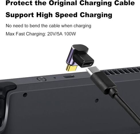 USB C Male to Female Adapter 90 Degree PD 100W 40Gbps 8K Type C Male to Female Adapter in Saudi Arabia