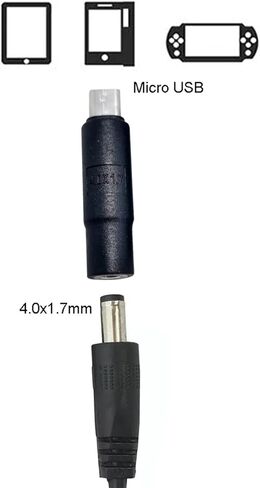 USB ذكر إلى 4.0x1.7 مللي متر/3.5x1.35 مللي متر أنثى محول القابس محول USB إلى الطاقة in Kuwait